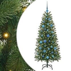 Sapin de Noël artificiel avec 150 LED Vert 150 cm PE et PVC 544106544106