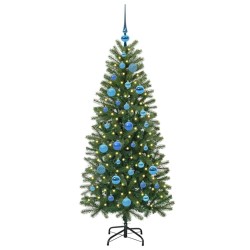 Sapin de Noël artificiel avec 150 LED Vert 150 cm PE et PVC 544106544106