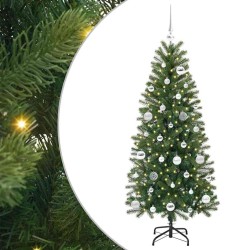 Sapin de Noël artificiel avec 150 LED Vert 150 cm PE et PVC 544107544107