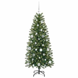Sapin de Noël artificiel avec 150 LED Vert 150 cm PE et PVC 544107544107