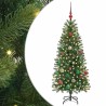 Sapin de Noël artificiel avec 150 LED Vert 150 cm PE et PVC 544108544108