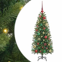 Sapin de Noël artificiel avec 150 LED Vert 120 cm PE et PVC 544110544110