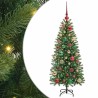 Sapin de Noël artificiel avec 150 LED Vert 120 cm PE et PVC 544110544110