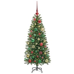 Sapin de Noël artificiel avec 150 LED Vert 120 cm PE et PVC 544110544110