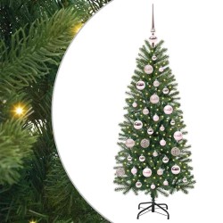 Sapin de Noël artificiel avec 150 LED Vert 120 cm PE et PVC 544111544111