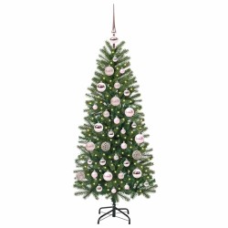 Sapin de Noël artificiel avec 150 LED Vert 120 cm PE et PVC 544111544111