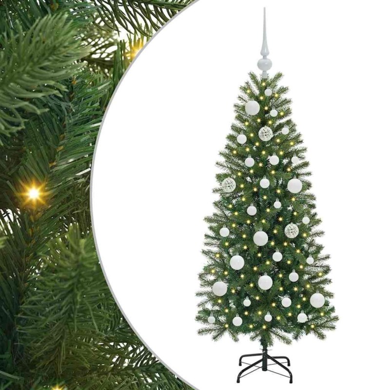 Sapin de Noël artificiel avec 150 LED Vert 120 cm PE et PVC 544112544112