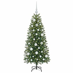 Sapin de Noël artificiel avec 150 LED Vert 120 cm PE et PVC 544112544112