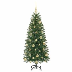 Sapin de Noël artificiel avec 150 LED Vert 120 cm PE et PVC 544113544113