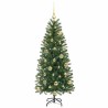 Sapin de Noël artificiel avec 150 LED Vert 120 cm PE et PVC 544113544113