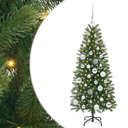 Sapin de Noël artificiel avec 150 LED Vert 120 cm PE et PVC 544114544114