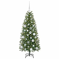 Sapin de Noël artificiel avec 150 LED Vert 120 cm PE et PVC 544114544114