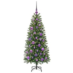 Sapin de Noël artificiel avec 150 LED Vert 120 cm PE et PVC 544115544115