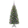 Sapin de Noël artificiel avec 150 LED Vert 120 cm PE et PVC 544115544115