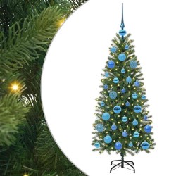 Sapin de Noël artificiel avec 150 LED Vert 120 cm PE et PVC 544116544116