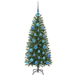 Sapin de Noël artificiel avec 150 LED Vert 120 cm PE et PVC 544116544116