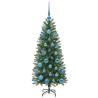 Sapin de Noël artificiel avec 150 LED Vert 120 cm PE et PVC 544116544116