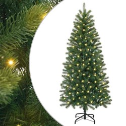 Sapin de Noël artificiel avec 150 LED Vert 150 cm PE et PVC 544117544117
