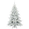 Sapin de Noël Artificiel à Branches Articulées Blanc 180 cm 544118544118