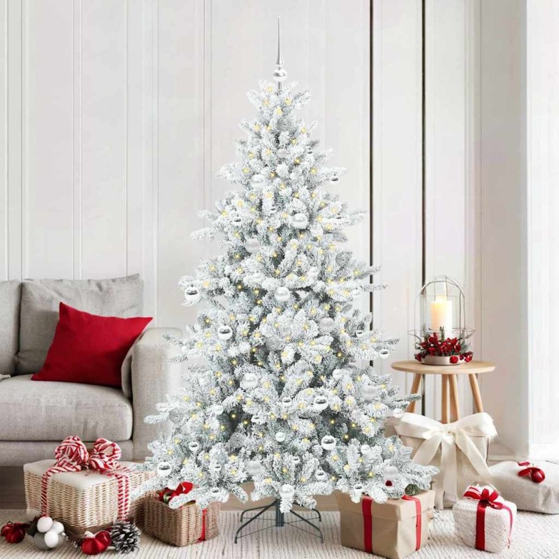 Sapin de Noël Artificiel à Branches Articulées Blanc 180 cm 544119544119