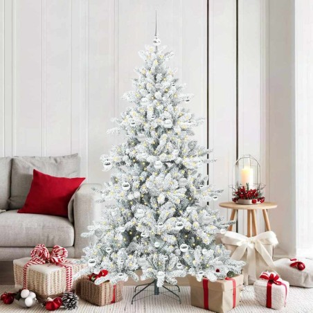 Sapin de Noël Artificiel à Branches Articulées Blanc 180 cm 544119544119