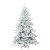 Sapin de Noël Artificiel à Branches Articulées Blanc 180 cm 544119544119