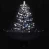 Arbre de Noël neigeux avec base de parapluie Noir 75 cm PVC 544123544123