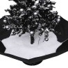 Arbre de Noël neigeux avec base de parapluie Noir 75 cm PVC 544123544123