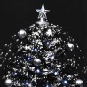 Arbre de Noël neigeux avec base de parapluie Noir 75 cm PVC 544123544123