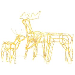 Cordon lumineux de Noël 3 pcs Rennes 229 LED 544131544131