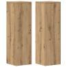 Supports pour plantes 2 pcs chêne artisanal bois d'ingénierie 544135544135