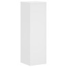 Supports pour plantes 2 pcs blanc 25x25x80 cm bois d'ingénierie 544136544136