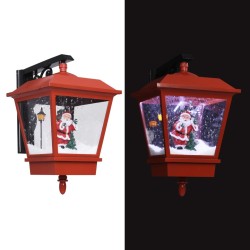 Lampe murale de Noël lumières LED et Père Noël Rouge 40x27x45cm 544139544139