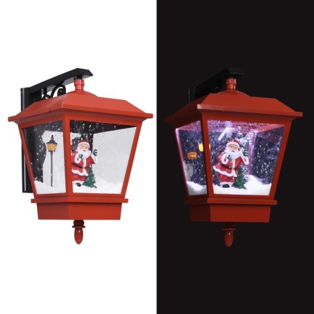 Lampe murale de Noël lumières LED et Père Noël Rouge 40x27x45cm 544139544139