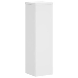 Supports pour plantes 2 pcs blanc 17x17x60 cm bois d'ingénierie 544141544141