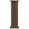 Support pour plantes chêne brun 33x33x100 cm bois d'ingénierie 544145544145