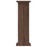 Support pour plantes chêne brun 33x33x100 cm bois d'ingénierie 544145544145
