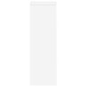 Support pour plantes blanc 33x33x100 cm bois d'ingénierie 544147544147