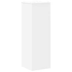 Support pour plantes blanc 33x33x100 cm bois d'ingénierie 544147544147