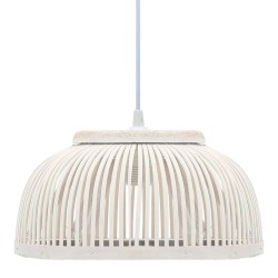 Lampe suspendue Bambou 40 W 34x14,5 cm Demi-cercle E27 544149544149