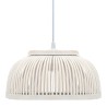 Lampe suspendue Bambou 40 W 34x14,5 cm Demi-cercle E27 544149544149