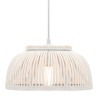 Lampe suspendue Bambou 40 W 34x14,5 cm Demi-cercle E27 544149544149