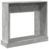 Cadre de cheminée gris béton 100x30x87,5 cm bois d'ingénierie 544156544156