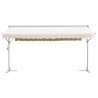 Auvent sur pied 600 x 300 cm Crème 544170544170