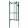 Portail de clôture Emmen avec pointes en acier 103 x 147 cm vert 544178544178