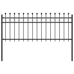 Clôture en anneau Tilburg Noir 200 x 130 cm 544183544183