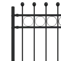 Clôture en anneau Tilburg Noir 544185544185