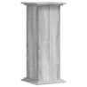 Support pour plantes sonoma gris 33x33x80 cm bois d'ingénierie 544190544190