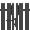 Portail de jardin en acier 400x75 cm anthracite 544192544192