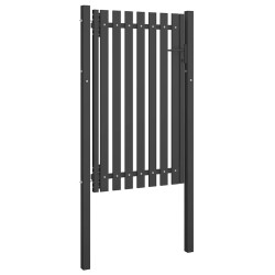 Portail de jardin en acier 100x150 cm anthracite 544193544193
